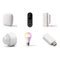 SAMLARM Husbil och båt paket – hub, videodörrklocka, dörrlarm, rörelsesensor, lampa och repeater